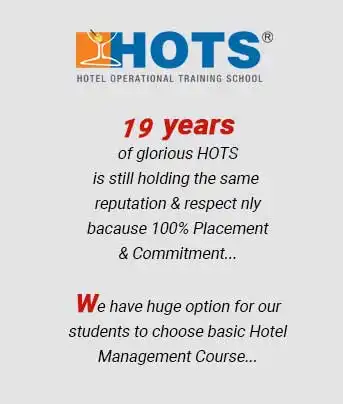 Educational poster for hotel management training.